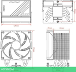 Кулер для процессора ID-Cooling FROZN A610 ARGB
