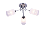 Люстра потолочная MEKKA E27*3*60W хром, белый