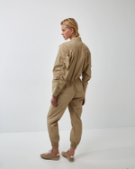 Комбинезон из хлопка Стелла Маккартни оливковый