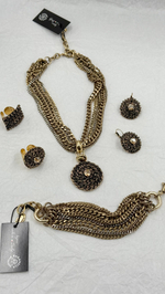 Кольцо прямоугольное, "дорожки" с медовыми кристаллами, разъемное