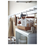 Набор банок с крышками и подносом IKEA SAXBORGA (САКСБОРГА), Стекло, 5 шт