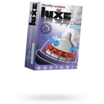 Презерватив Luxe (Летучий Голландец , 1 шт ) (Цвет: прозрачный с красным и синим)