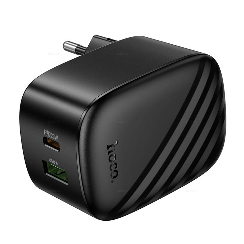 Складное зарядное устройство Hoco CS101A PD20W+QC3.0 (black)