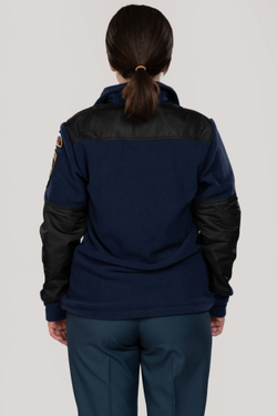 Куртка флисовая женская МЧС (с шевронами)