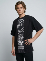 ФУТБОЛКА для парикмахеров НУМЕРО 1 мужская принт Антик3