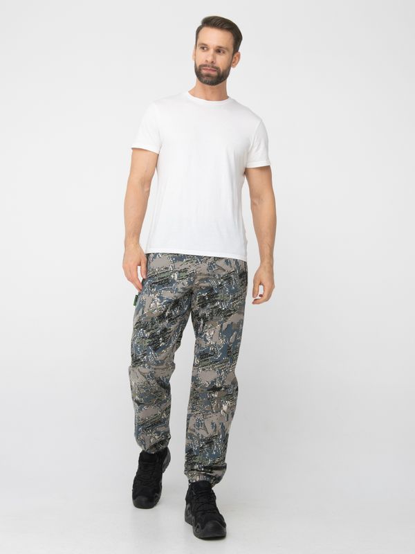 Брюки летние Стрелок ткань Смесовая (Сорочка) цвет Лабиринт