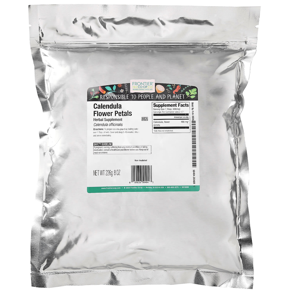 Frontier Co-op, Лепестки календулы, 226 г (8 унций)