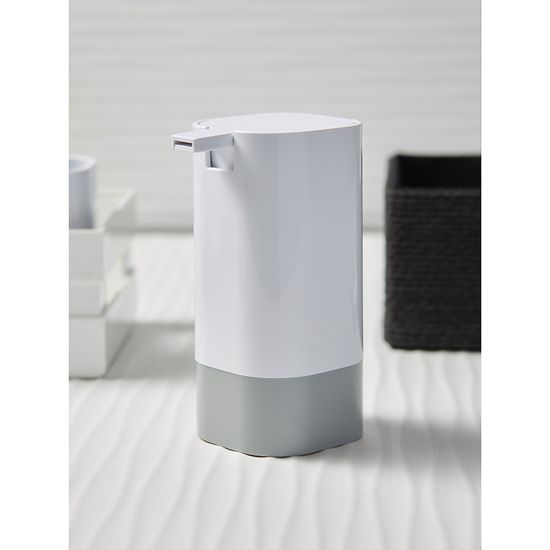 Диспенсер для жидкого мыла tyer, 430 мл, белый/серый