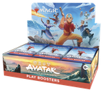 Дисплей игровых бустеров выпуска Avatar: The Last Airbender (на английском языке)