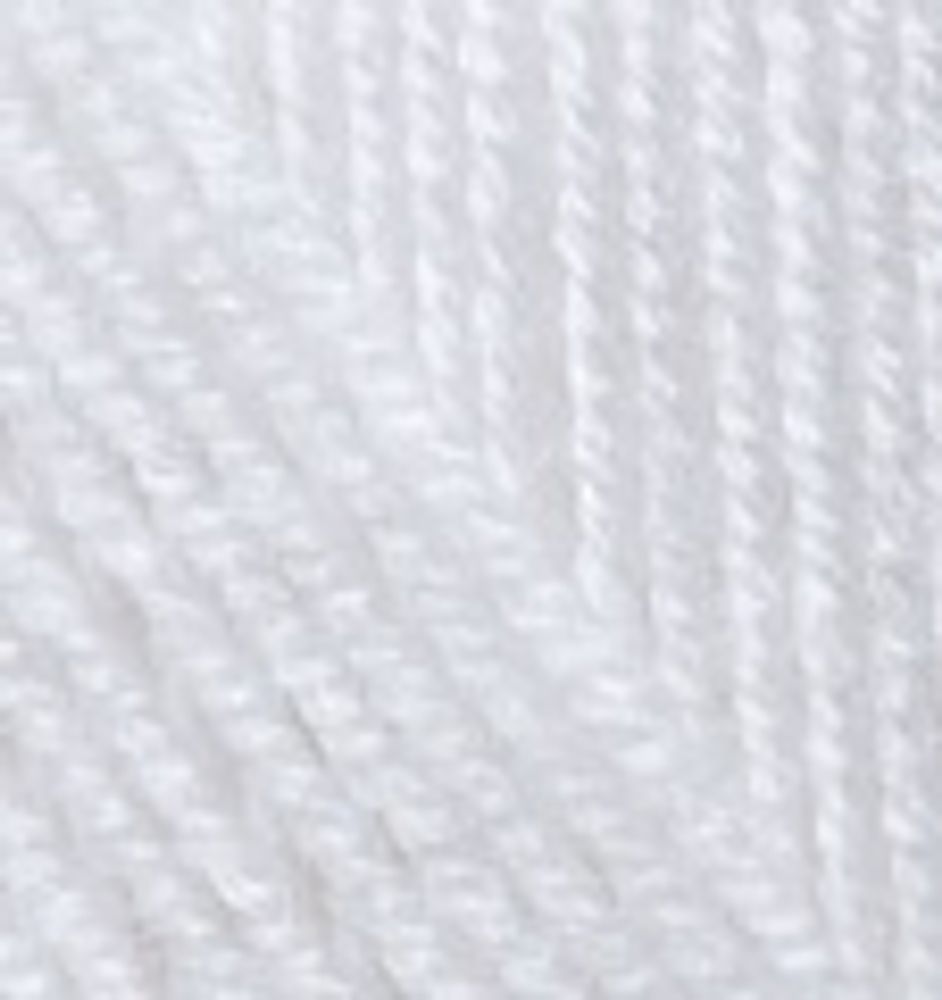 ALIZE &quot;SUPERLANA MIDI&quot;, 25% Шерсть, 75% Акрил, 100 гр, 170 м, 55 белый