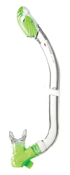 Трубка детская Mares Pluto прозрачный/зеленый