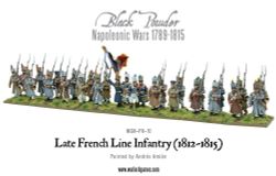 Late French Line Infantry (1812-1815) - 28 figs