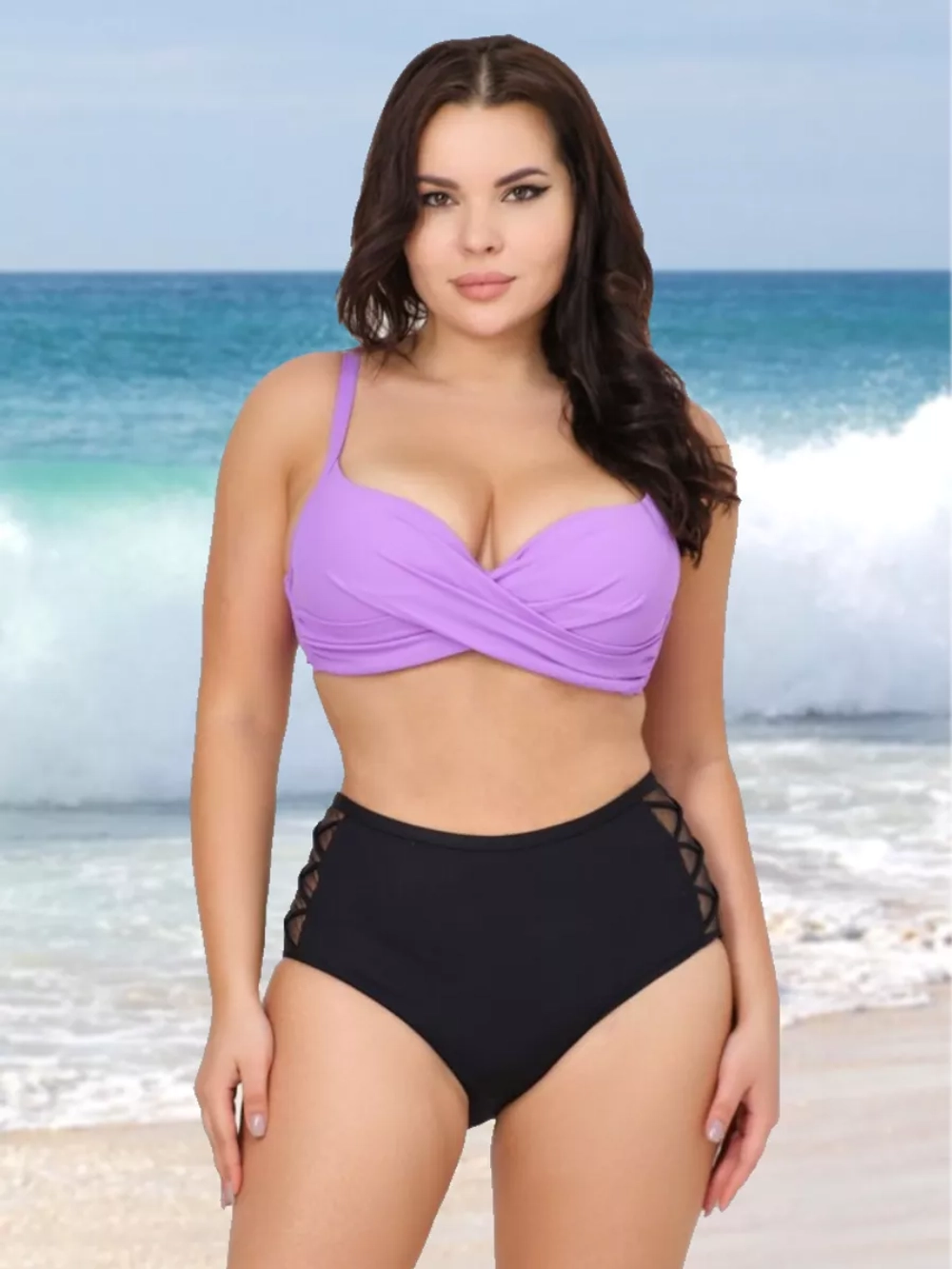 купальник раздельный большие размеры утягивающий