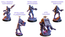 Войны Тайскетов Tysect Wars Миниатюры 32мм (32mm / Без покраса / Tysect Hivemother)