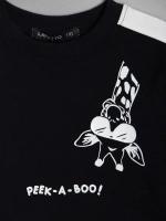 Футболка детская черная