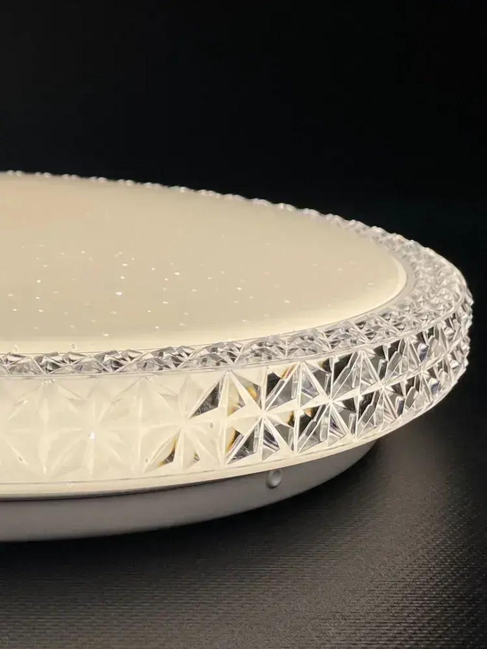 Люстра потолочная светодиодная с пультом. Светильник для спальни, зала, гостиной, детской комнаты. SkyTop 130w, 50 см