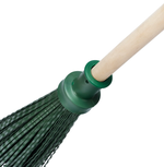 МЕТЛА ПОЛИПРОПИЛЕНОВАЯ СИБРТЕХ 140Х310Х1550 ММ, КРУГЛАЯ, С ОБОДОМ, ДЕРЕВЯННЫЙ ЧЕРЕНОК РОССИЯ