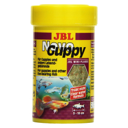 JBL NovoGuppy - корм для гуппи и других живородящих (хлопья)