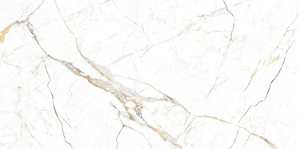 Керамогранит Alma Ceramica GFU60120RKL04R Rock Line 60x120 белый глазурованный матовый / противоскользящий под камень