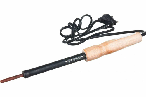 Электропаяльник Россия с деревянной рукояткой 40 Вт 55407-40