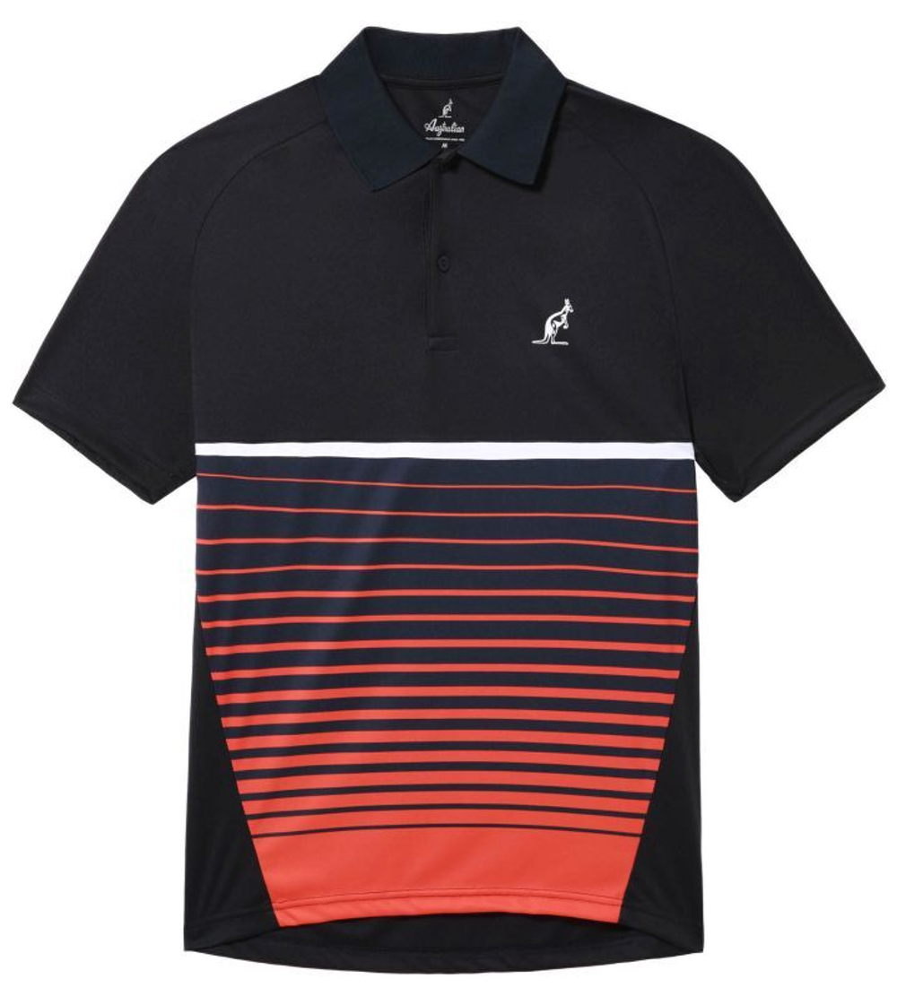 Мужское теннисное поло Australian Ace Lines Polo - небесный