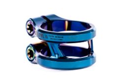 Зажим для трюкового самоката Ethic sylphe double clamp V2 34.9 chrome blue