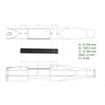 Планка APEL на Steyr SBS 96 CSP E=100,2 - Picatinny  (83-00202/7)