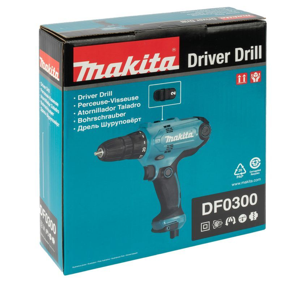 Дрель Makita DF0300 320 Вт