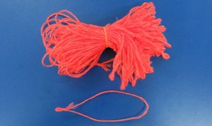 Петля колбасная 11 см красная, 20 шт