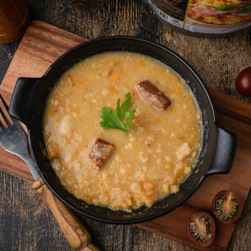 Гороховая каша с копченостями Кронидов