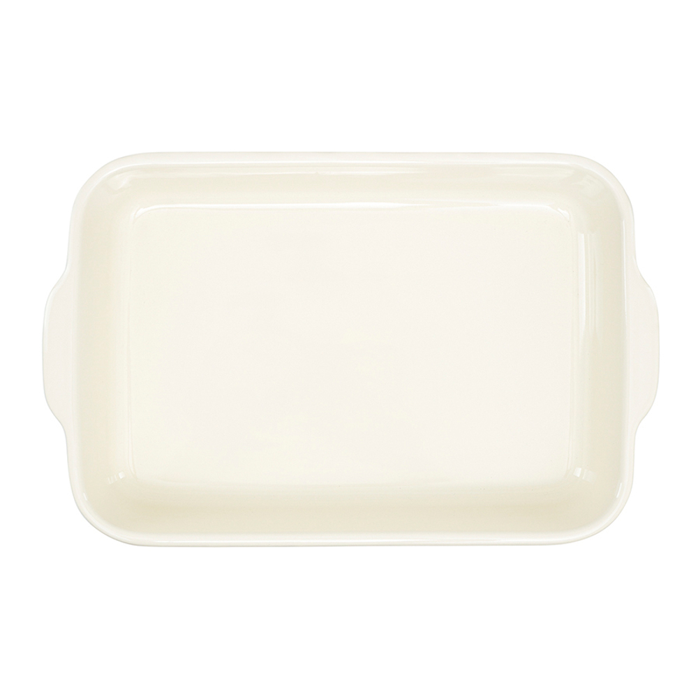 Блюдо для запекания birds of paradise, 30х19 см, кремовое