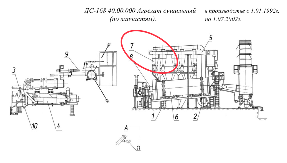 ДС-168 44.00.000 Сухая пылеочистка