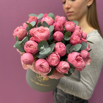 Коробка цветов "Облако чувств" #22