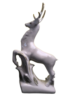 Фарфоровая статуэтка "Олень" (Полонное ЗХК) 1970-1990 гг.