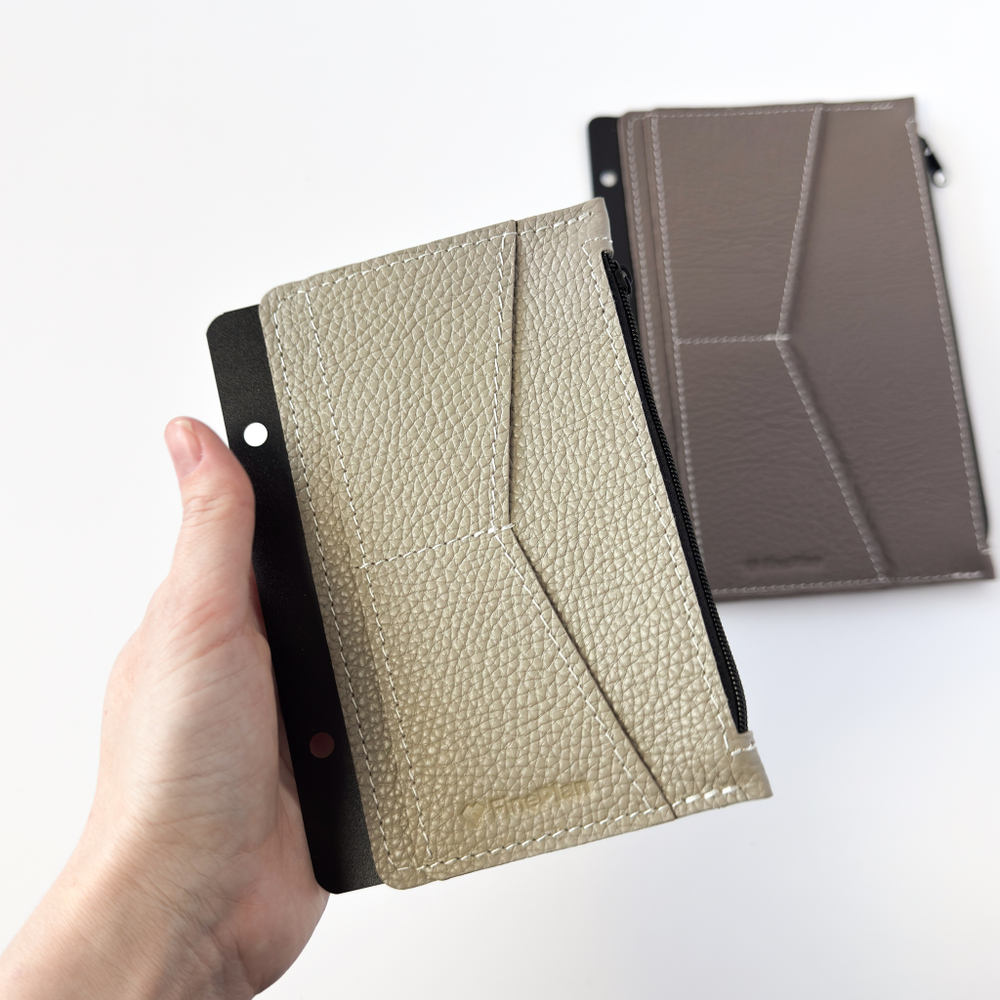 Вставка с карманом на молнии в блокнот на 4/2 кольцах