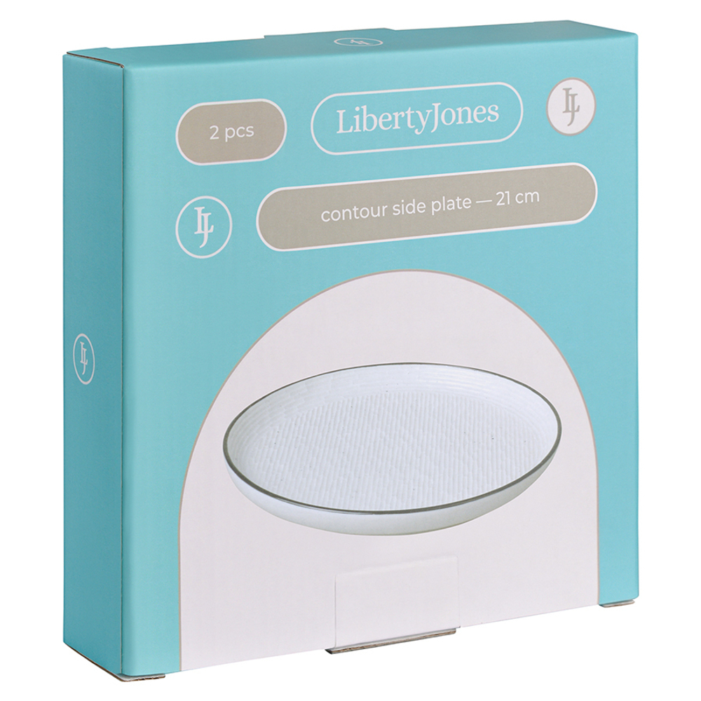 Набор тарелок contour, D21 см, 2 шт.