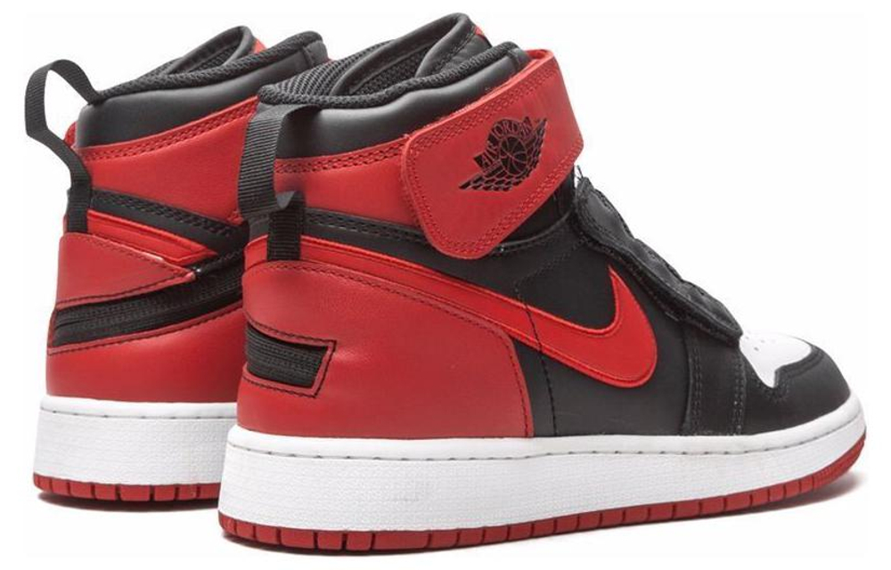 Jordan 1 High FlyEase Bred White Toe GS