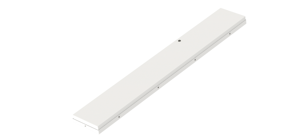 Светильник LED ДВО NPO Glass 28/3400 opal 4K Ra90 1200х180х50мм DIORA