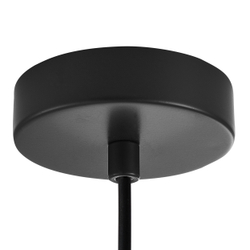 806120 Подвес NUBELLA 1х12W (led) E27 ЧЕРНЫЙ/БРОНЗА/ПРОЗРАЧНЫЙ