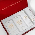 Подарочный набор Ederra RED (Шампунь 300 мл + Маска 300 мл + Спрей-кондиционер 200 мл + Масло 50 мл)