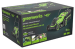 Газонокосилка аккумуляторная GREENWORKS 2520807UB 40V, 36 см, бесщеточная, c 1хАКБ 4 Ач и ЗУ
