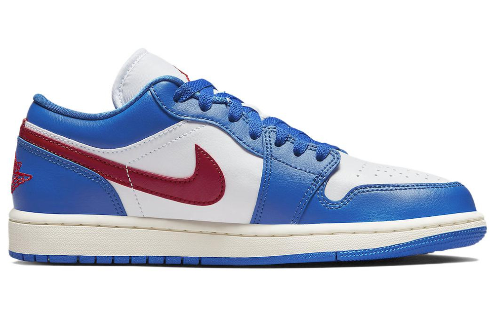 Jordan 1 Low Sport Blue Gym Red Women's