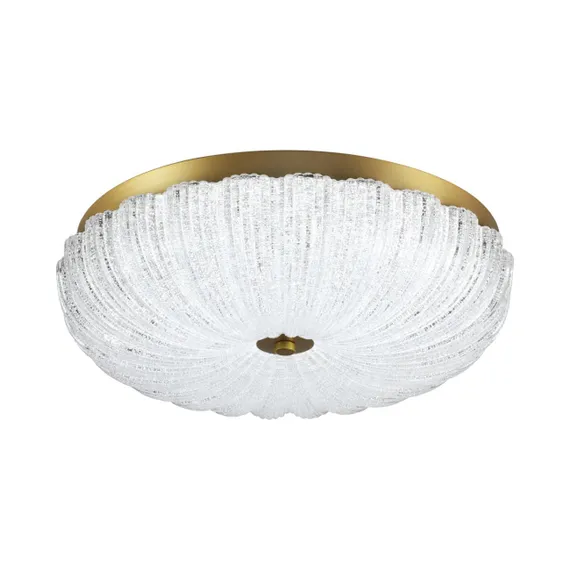 7719/48L PIKO LED SN 027 Светильник металл/стекло/прозрачный/золотой LED 48Вт 3000-6500K D400 IP20 пульт ДУ TESORO