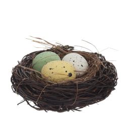 GAEM Набор из 3-х изделий декоративных "Гнездо пасхальное" (10*5), L31 W11 H5 см