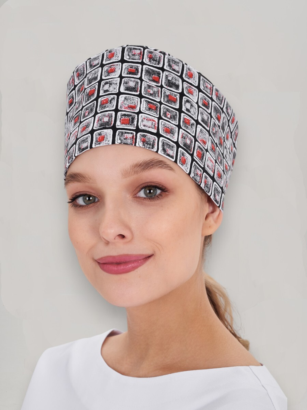 Колпак медицинский | К-117 тередо принт