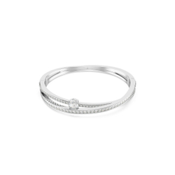 HYPERBOLA:BANGLE DROP WHITE/RHS M