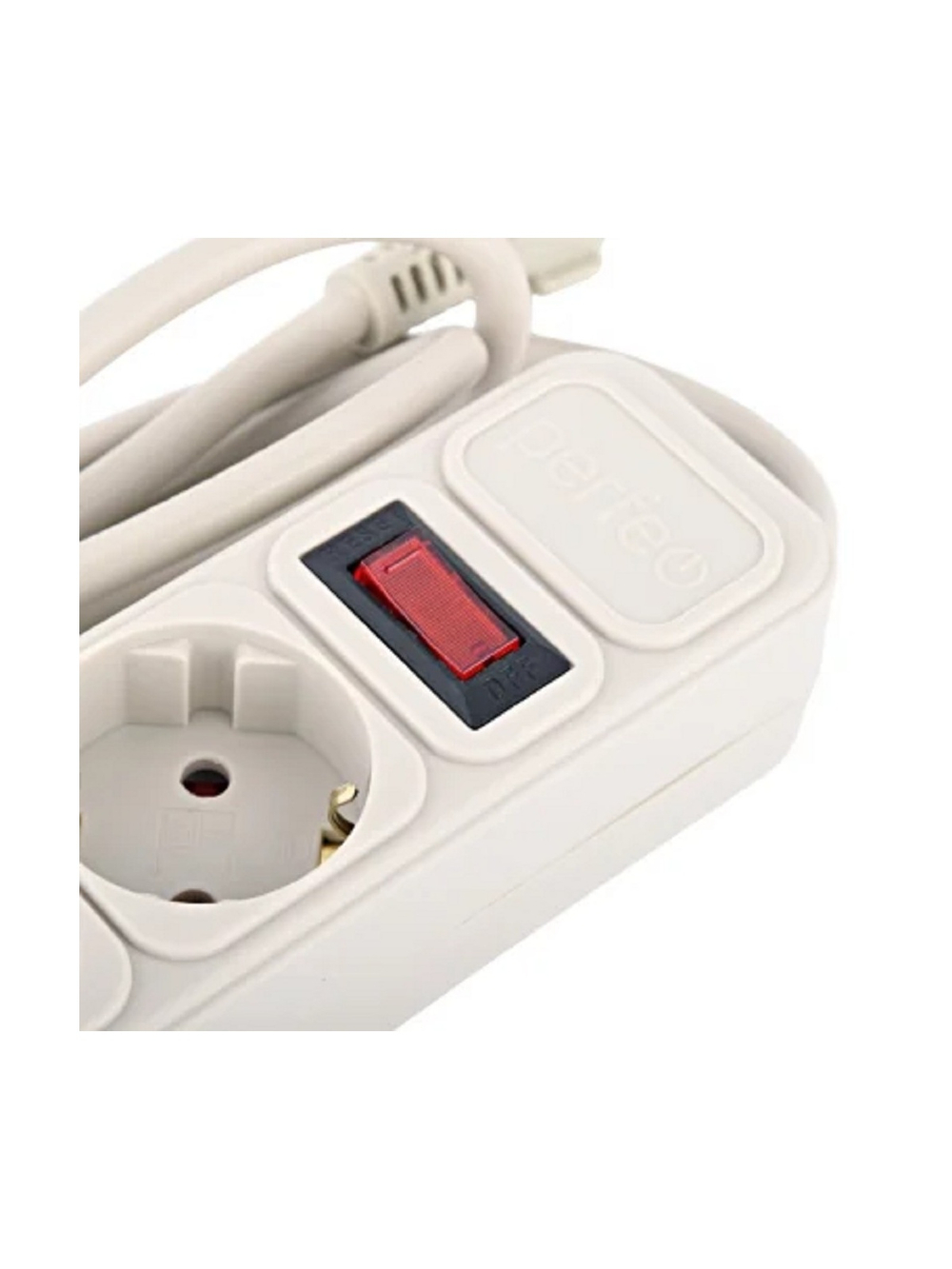 Perfeo сетевой фильтр "REAL POWER", 5,0м, 5 розеток, 16А, 3500 Вт, тройная защита, серый. [PF_E1502]