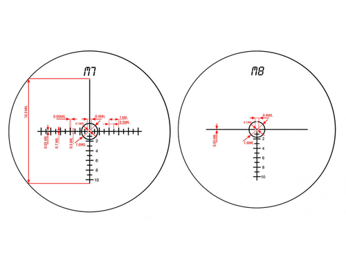 Прицел Konuspro EL-30 4-16x44, 10 сменныx прицельныx сеток