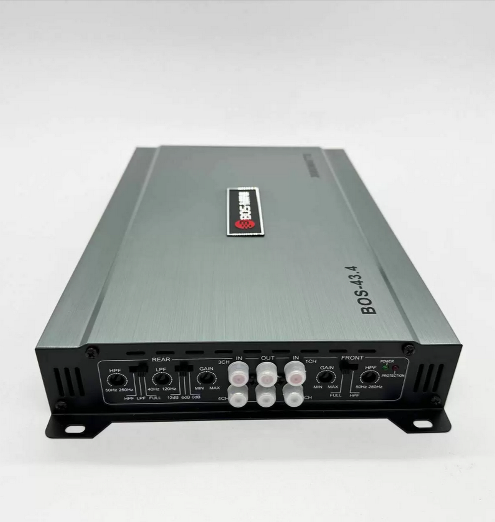 Усилитель автомобильный 4-х канальный 3000MaxPower Bos-Mini BOS-43.4
