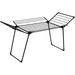 Сушилка для белья, раскладная, 90*108*99 см, мах 20 кг, цвет черный